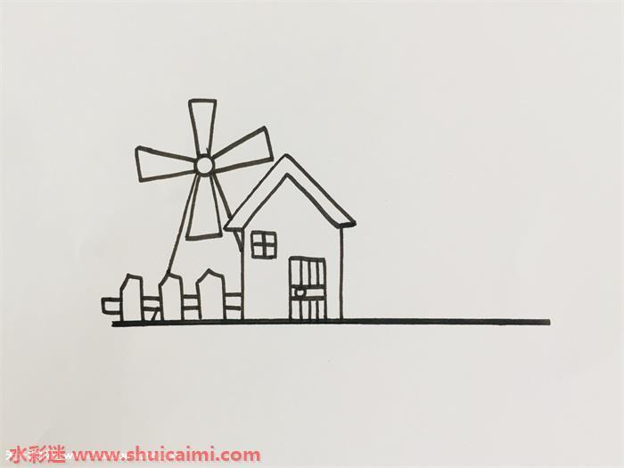 农场怎么画 农场简笔画漂亮卡通