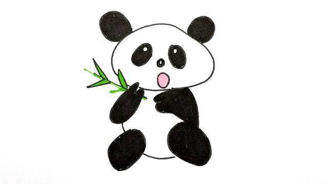 熊猫简笔画 熊猫简笔画图片