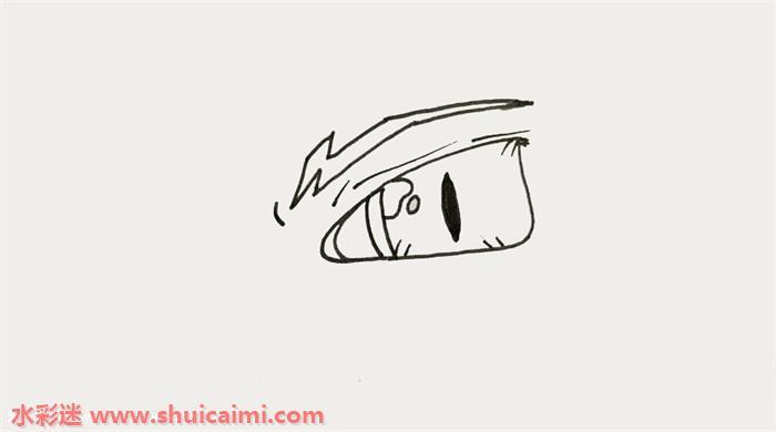 动漫男生眼睛怎么画 动漫男生眼睛简笔画图片大全带颜色