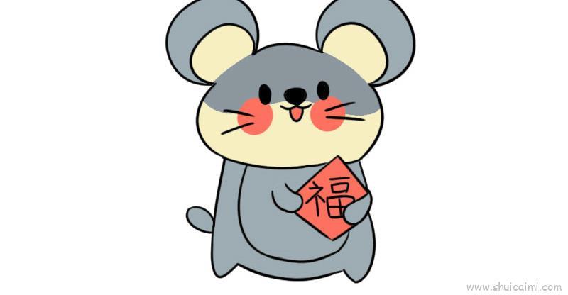 福鼠儿童画怎么画 福鼠简笔画画法