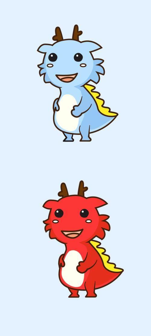 小龙的简笔画图片大全 小龙的简笔画图片大全可爱