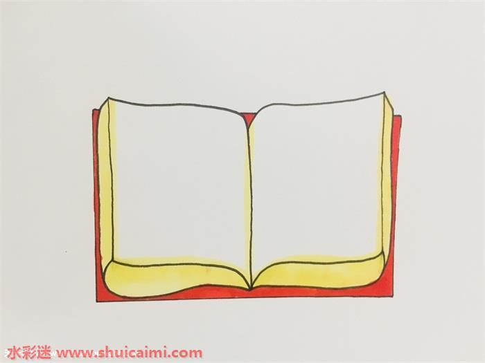 手抄报书本怎么画 手抄报书本简笔画图片带颜色