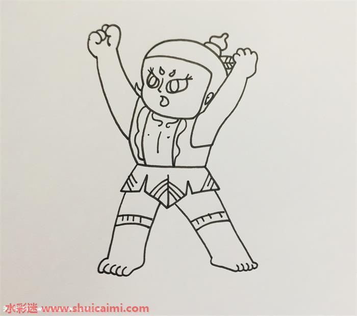 葫芦娃怎么画 葫芦娃简笔画简单