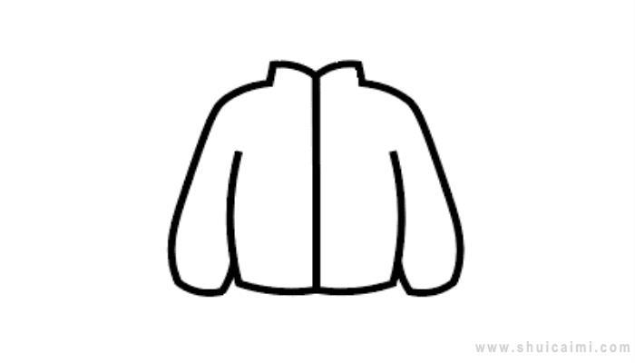 夹克衫简笔画怎么画 夹克衫简笔画步骤