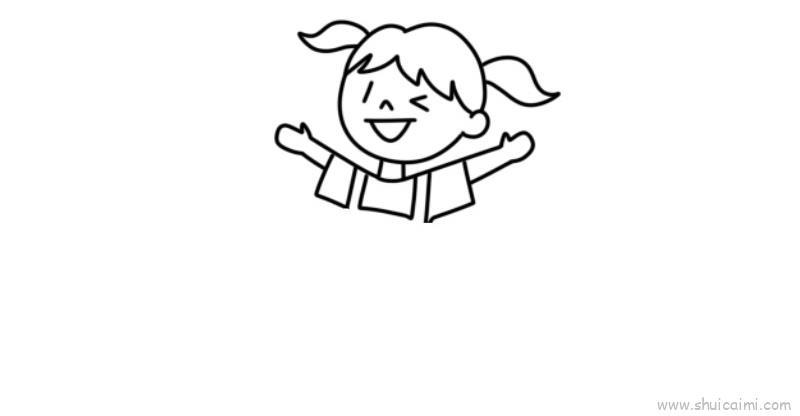 欢乐儿童画怎么画 欢乐简笔画好看