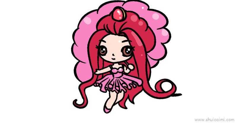 叶罗丽人物儿童简笔画绘画教程