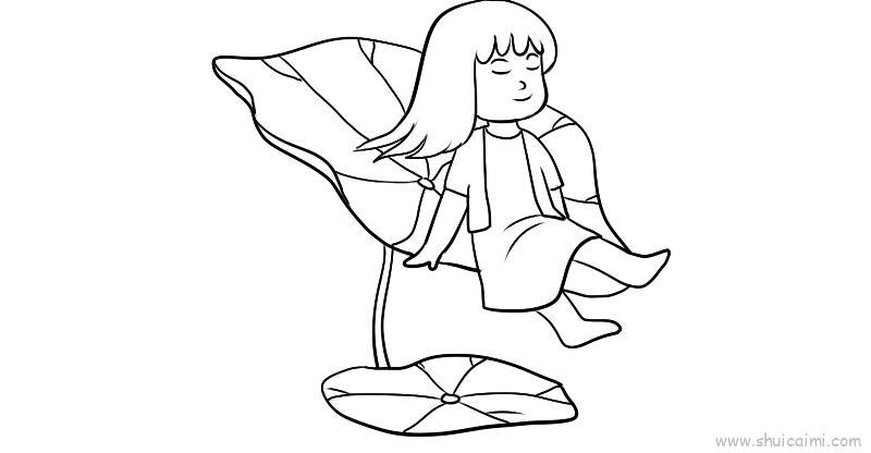 大暑儿童画怎么画 大暑简笔画步骤