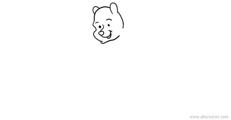 维尼熊儿童画怎么画 维尼熊简笔画画法