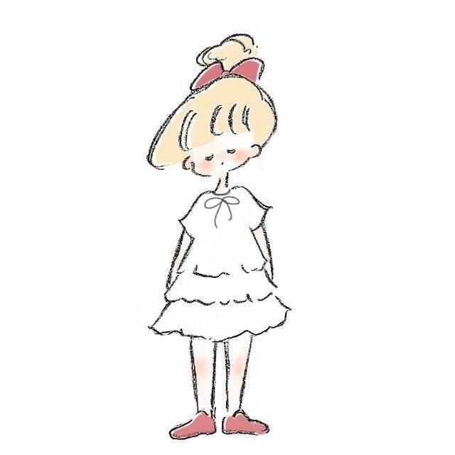 小女孩简笔画图片大全可爱 古风小女孩简笔画图片大全可爱