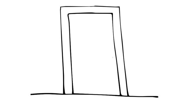 门的简笔画怎么画 门简笔画画法