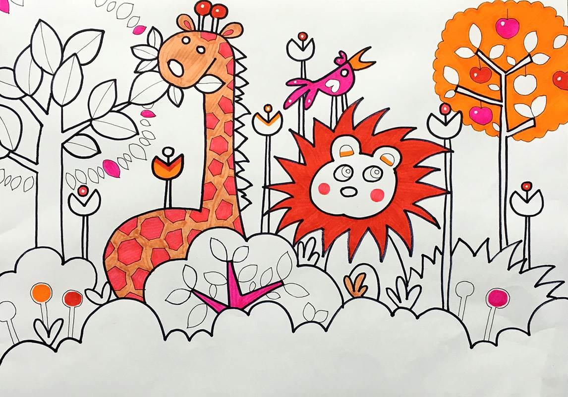 森林简笔画 森林简笔画简单又漂亮