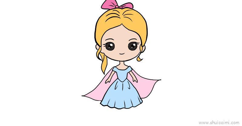 人物美少女儿童画怎么画 人物美少女简笔画画法