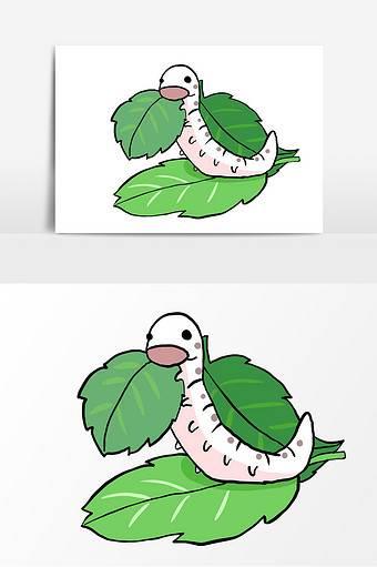 蚕的简笔画图片大全 蚕的简笔画图片大全涂色