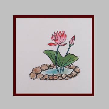 荷花简笔画图片 荷花简笔画图片大全简单漂亮