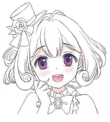 简笔画人物少女 漫画简笔画人物少女