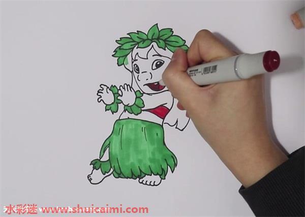 星际宝贝莉萝怎么画 星际宝贝莉萝简笔画画法