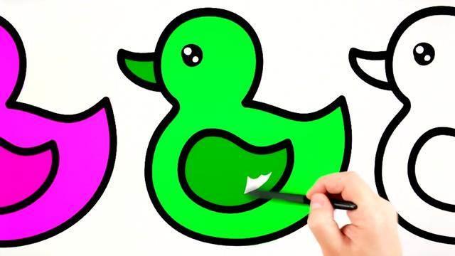 鸭子的简笔画 鸭子的简笔画简单又好看