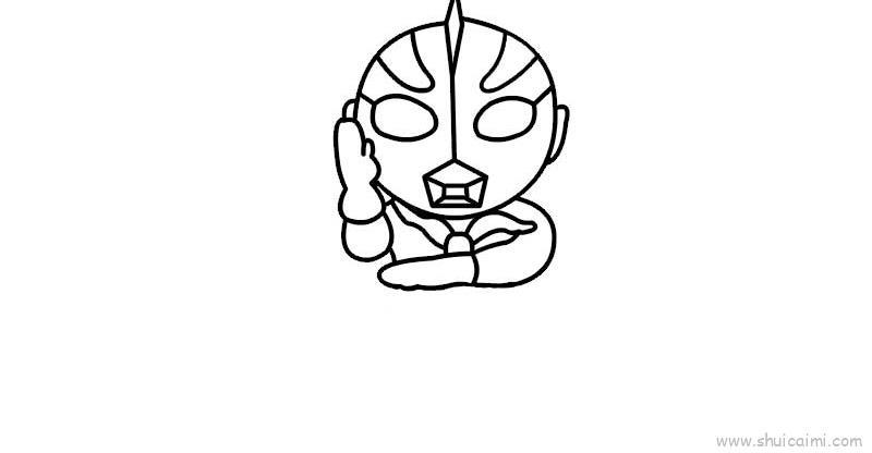 奥特曼儿童画怎么画 奥特曼简笔画顺序