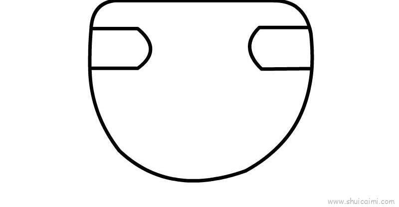 尿不湿儿童画怎么画 尿不湿简笔画图片