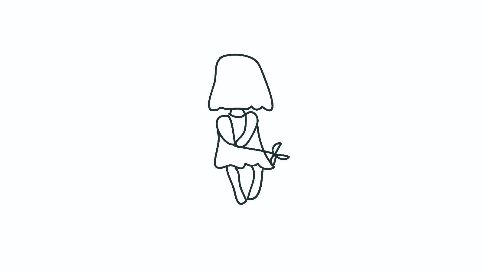 背影的简笔画怎么画 背影简笔画简单