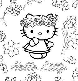 hellokitty简笔画 hellokitty简笔画带颜色