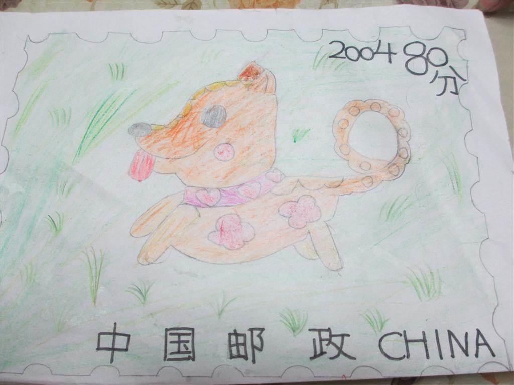 生肖邮票简笔画 生肖邮票简笔画怎么画