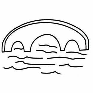 桥简笔画 桥简笔画儿童