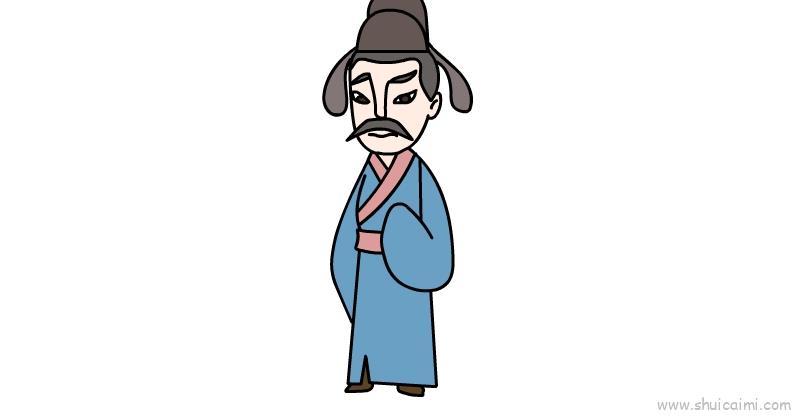 中国风人物儿童画怎么画 中国风人物简笔画简单又好看