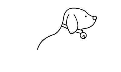 小狗的画法大全 简单 简笔画_动物狗怎么画简笔画