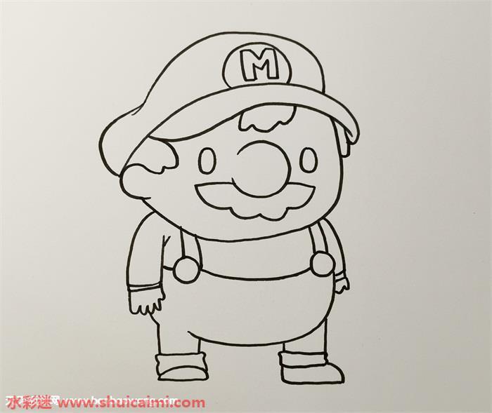 马里奥怎么画 马里奥简笔画简单