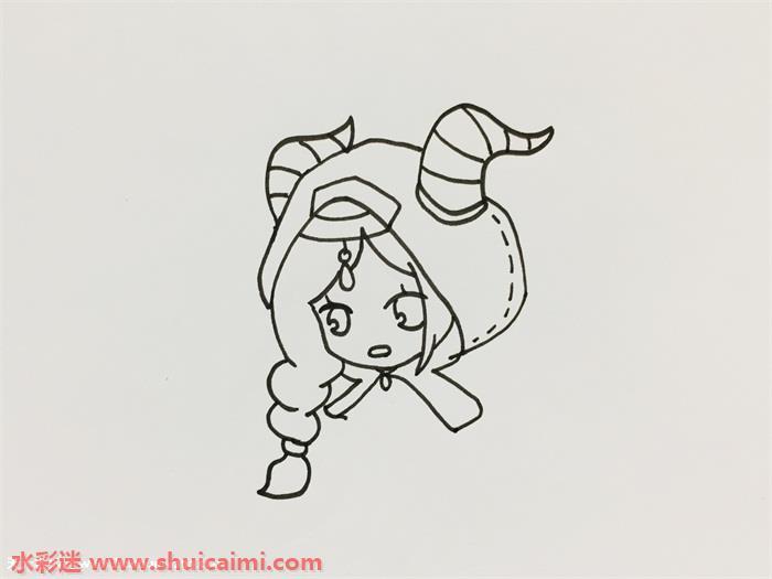 祭司怎么画 祭司简笔画简单漂亮