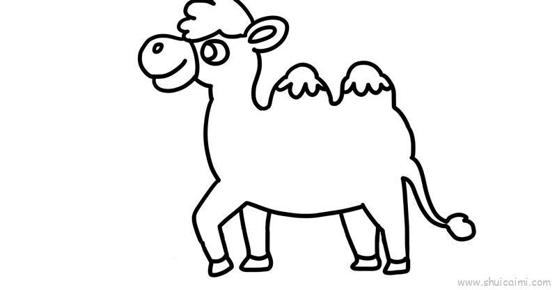 骆驼儿童画怎么画 骆驼简笔画图片大全