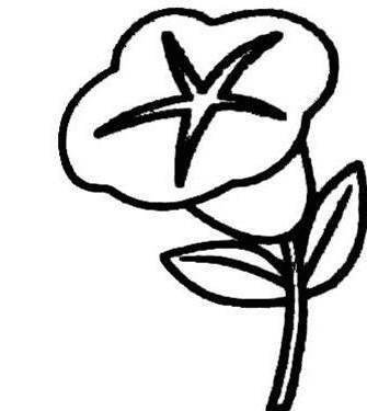 喇叭花简笔画图片大全 喇叭花简笔画图片大全彩色