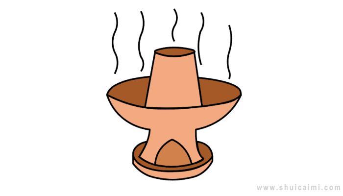 火锅简笔画怎么画 火锅简笔画画法