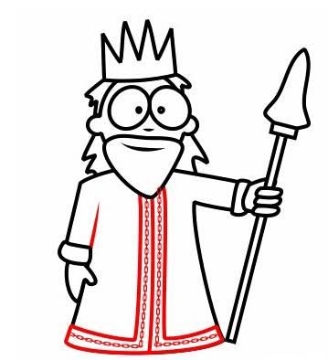 国王简笔画 国王简笔画图片