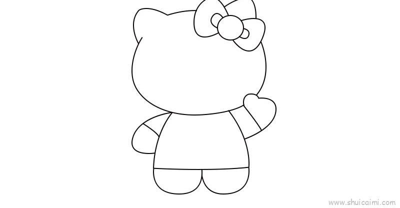 哈喽kitty儿童画怎么画 哈喽kitty简笔画简单又好看