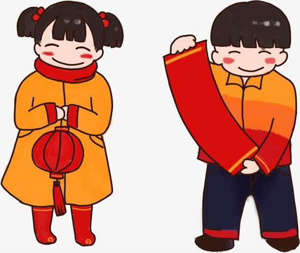 小孩子拜年图片简笔画 小孩子拜年图片简笔画怎么画