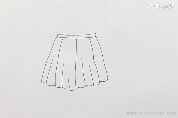 小短裙简笔画怎么画 小短裙简笔画画法