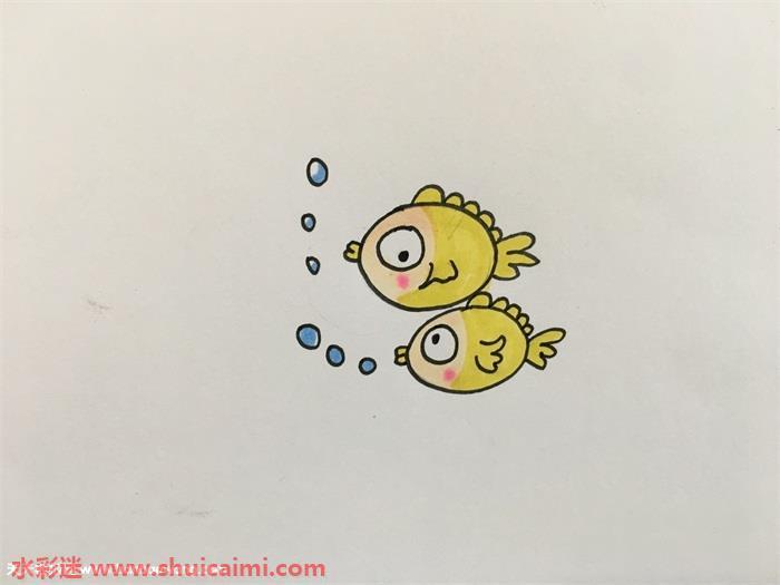 双鱼座怎么画 双鱼座简笔画步骤图