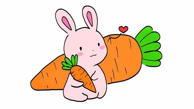 小兔子简笔画可爱 小兔子简笔画可爱呆萌