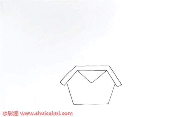 万圣节恐怖城堡怎么画 万圣节恐怖城堡简笔画步骤