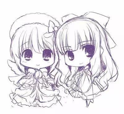 漫画简笔画人物少女 漫画简笔画人物少女简单
