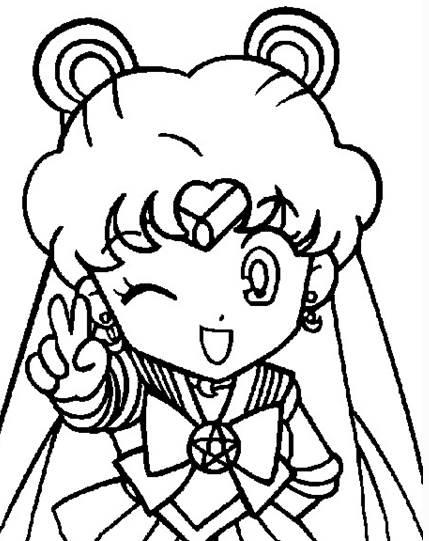 女孩简笔画 女孩简笔画扎马尾