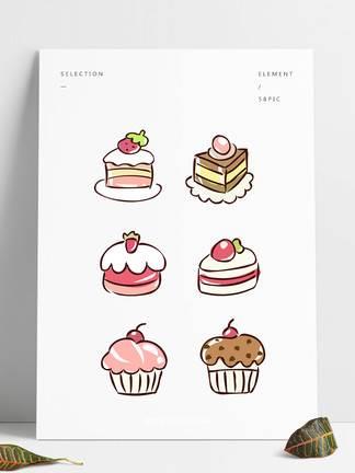 甜品简笔画 甜品简笔画图片