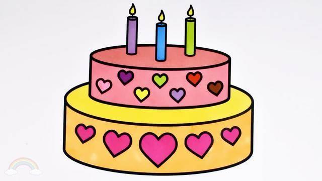 生日简笔画 生日简笔画手绘