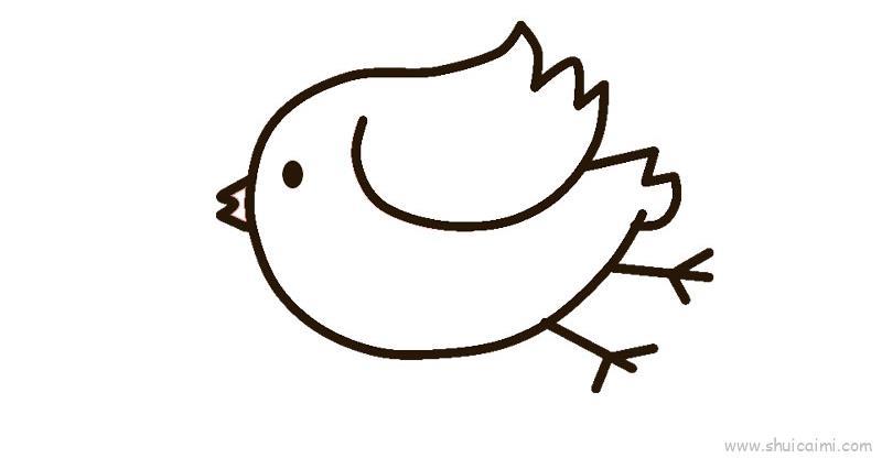 鸟顺序儿童画怎么画 鸟顺序简笔画顺序