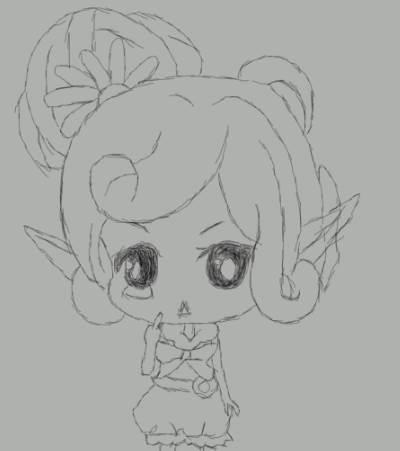 小花仙简笔画 小花仙简笔画Q版