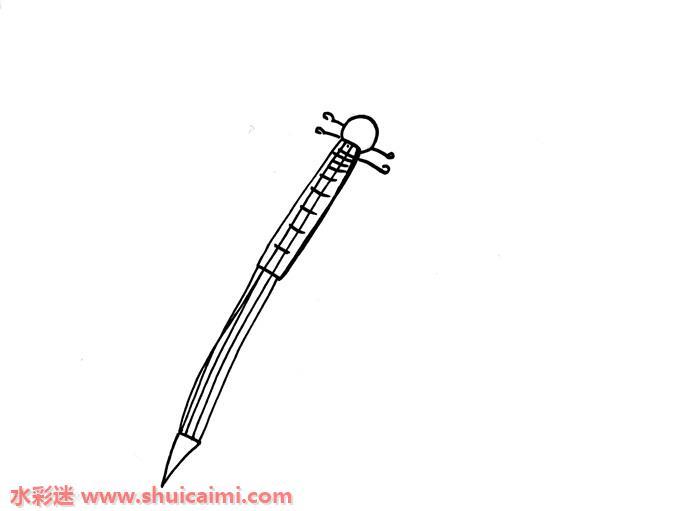 QQ红包大提琴怎么画 大提琴简笔画彩色