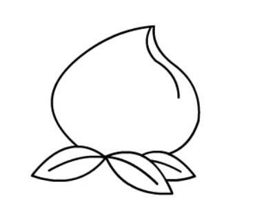 桃子简笔画图片大全 桃子简笔画图片大全大图
