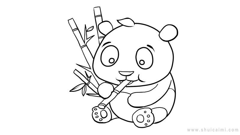 熊猫简笔画怎么画 熊猫简笔画简单